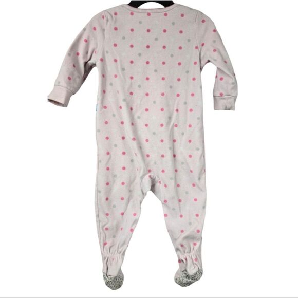 Carter's Baby Girl 12M Sleep & Play Skating Penguin Footie One-Piece Pajama PJs - Picture 8 of 8